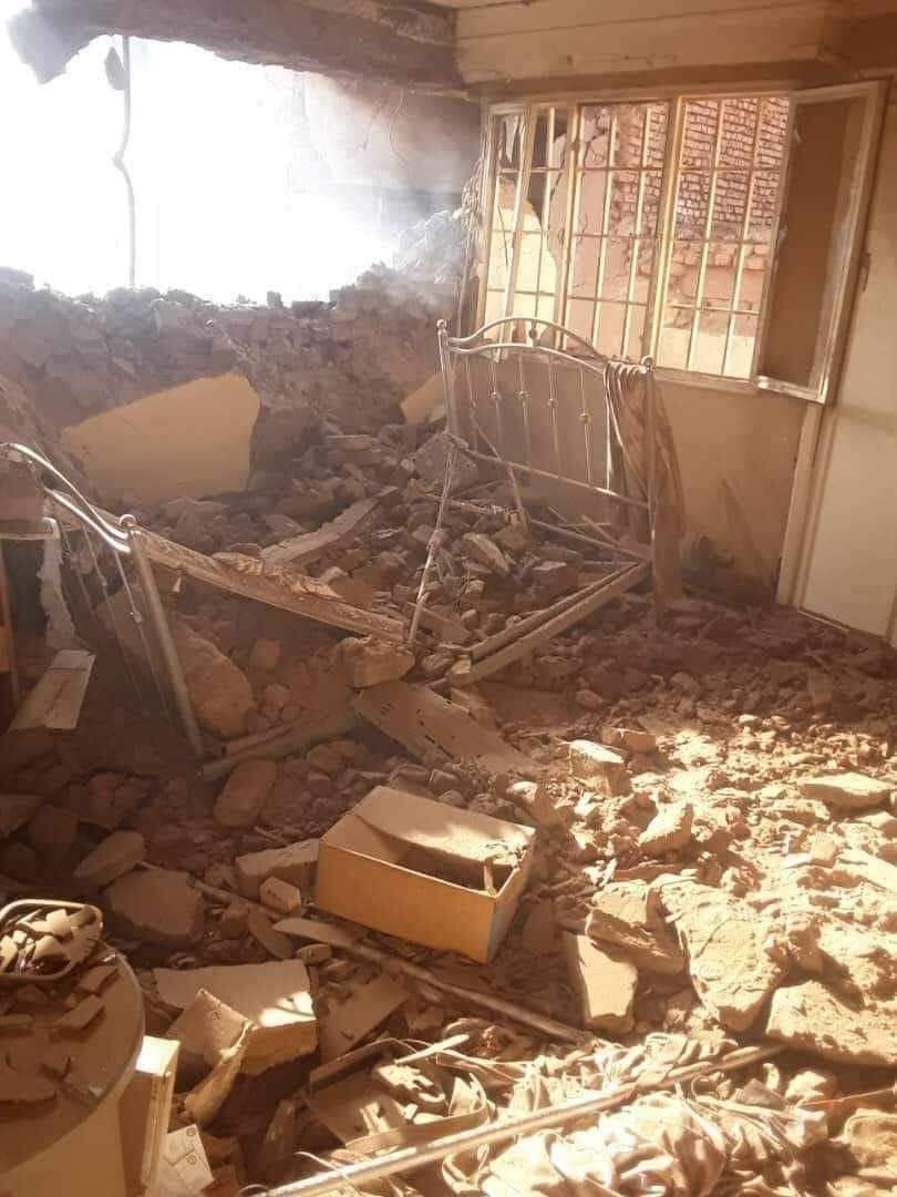 بالصور... الطيران الحربي يقصف منزل الفريق ياسر العطا 1 20230630 200210