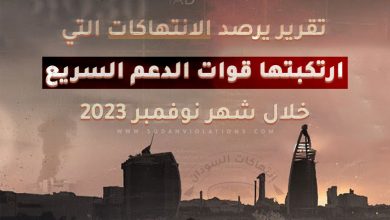 تقرير يرصد الانتهاكات التي ارتكبتها قوات الدعم السريع خلال شهر نوفمبر 2023 6 تقرير يرصد الانتهاكات التي ارتكبتها قوات الدعم السريع خلال شهر نوفمبر 2023