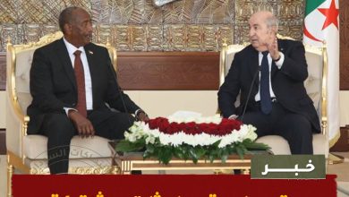 عقد جلسة مباحثات مشتركة بين السودان والجزائر 3 عقد جلسة مباحثات مشتركة بين السودان والجزائر