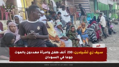 سيف زي تشيلدرن: 230ألف طفل وامرأة مهددون بالموت جوعا في السودان 12 سيف زي تشيلدرن: 230ألف طفل وامرأة مهددون بالموت جوعا في السودان