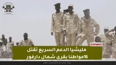 مليشيا الدعم السريع تقتل 16مواطنا بقرى شمال دارفور 6 IMG 20240407 104110