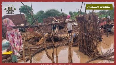 أمطار غزيرة تعرض لها معسكر النازحين بالفاشر زادت من معاناتهم